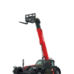 Magni TH 5.8P telescopic handler with extended boom and attachment fork.